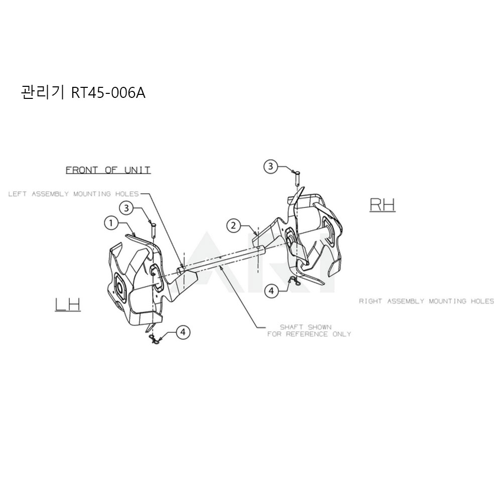 분해도 - 관리기 RT45 (2022)