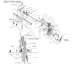 분해도 - 관리기 RT45 (2022)