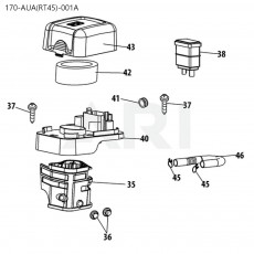 분해도 - 170-AUA(RT45) 관리기 엔진 (2022)