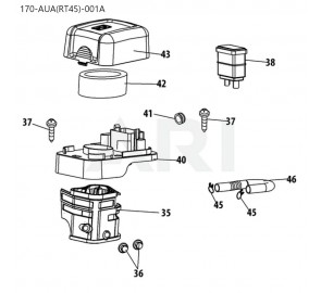 분해도 - 170-AUA(RT45) 관리기 엔진 (2022)