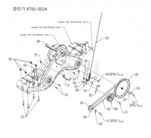 분해도 - 관리기 RT65 (2022)