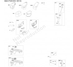 분해도 - B&S750 잔디깍기 엔진 (2022)
