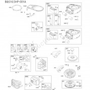 분해도 - B&S16.5HP 긴풀제초기 엔진 (2022)
