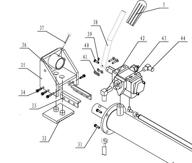 분해도- 유압도끼 코뿔소 KO650-9T (~2025)