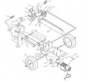 분해도- 유압도끼 코뿔소 KO650-9T (~2025)