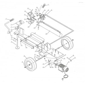 분해도- 유압도끼 코뿔소 KO650-9T (~2025)