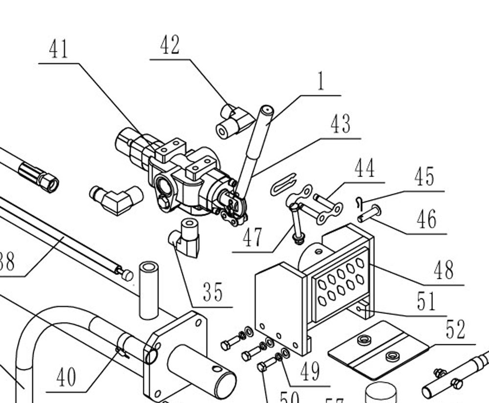 분해도- 코뿔소 유압도끼 S800-KO650-9T (2025~)