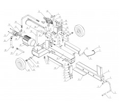 분해도- 코뿔소 유압도끼 S800-KO650-9T (2025~)